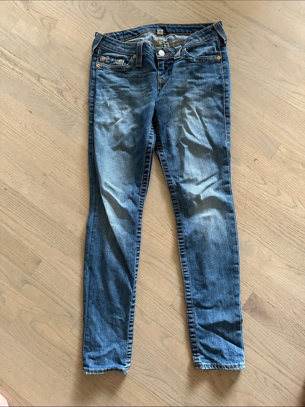 True Religion Dark Blue Skinny Stretch Jeans